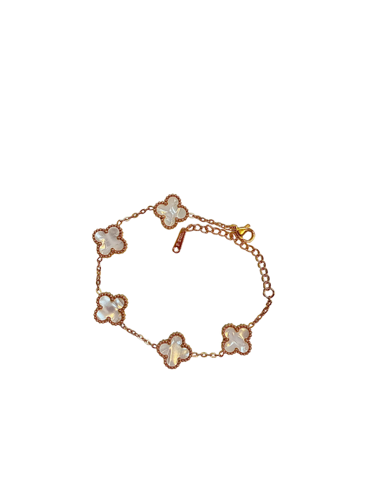 Lyckans armband (Vit)