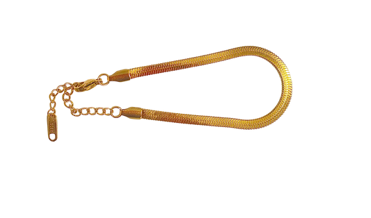 Elegant guldpläterat armband