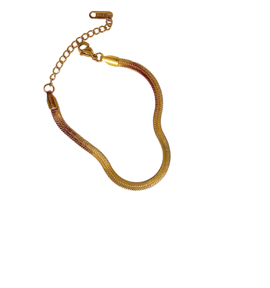 Elegant guldpläterat armband