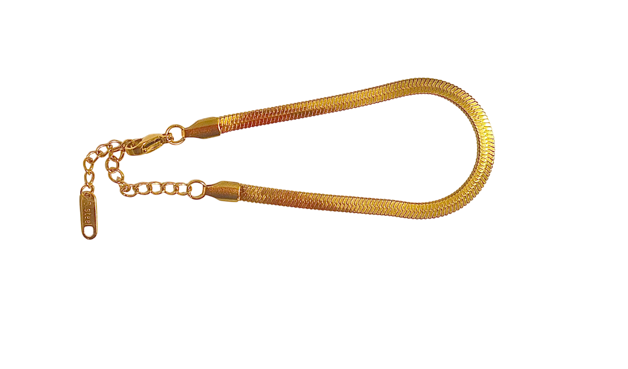 Elegant guldpläterat armband